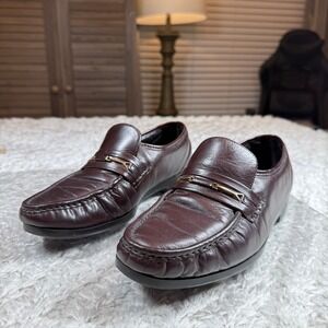 Florsheim FLS Loafers Men's 7D Leather Office Preppy Classic Grandpa Dad Comfort